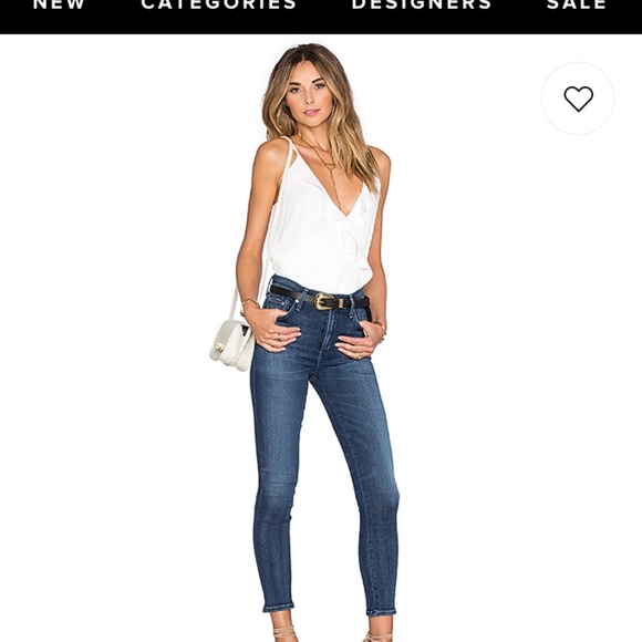 L'Academie Ruffle Cami in White - Picture 6 of 7